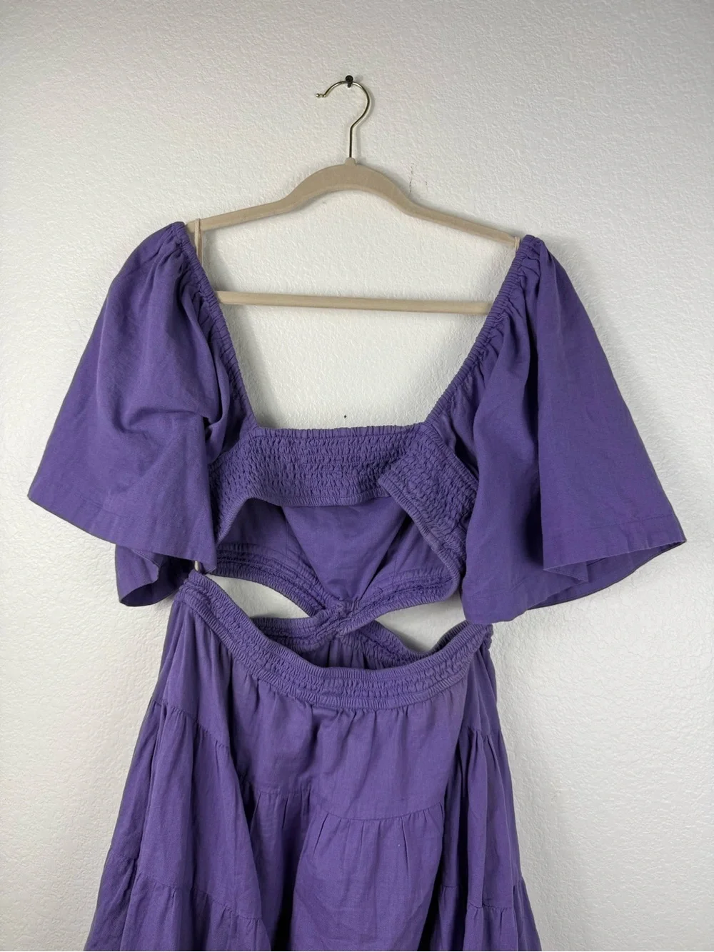 FREE PEOPLE Cross of Sunlight Mini Dress size S